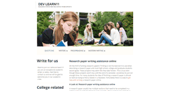 Desktop Screenshot of devlearn11.com